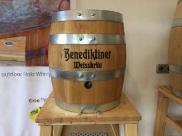 Bierfass Holzkeg 30 Liter mit VA Blase Keg aus Holz